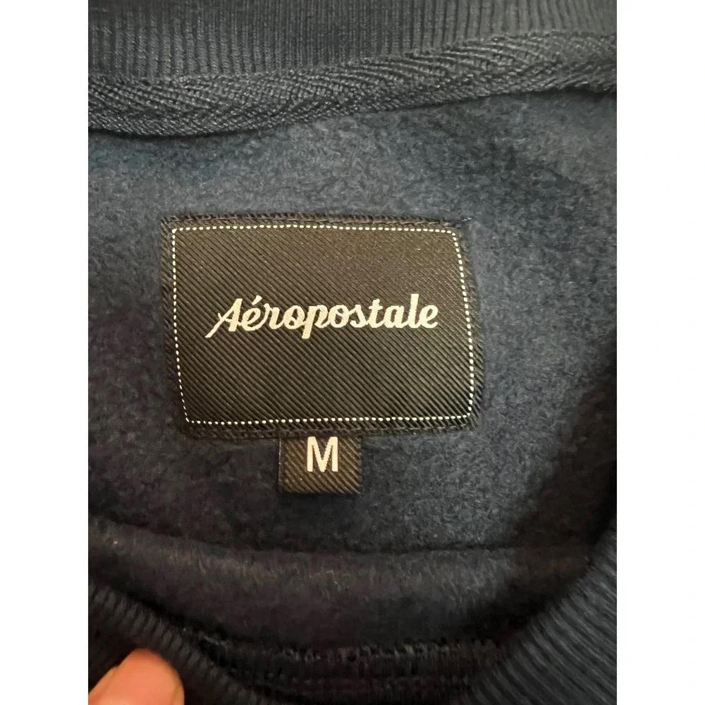 Aeropostale Navy Blue‎ NY Est 1987 Crewneck Sweatshirt Women Medium